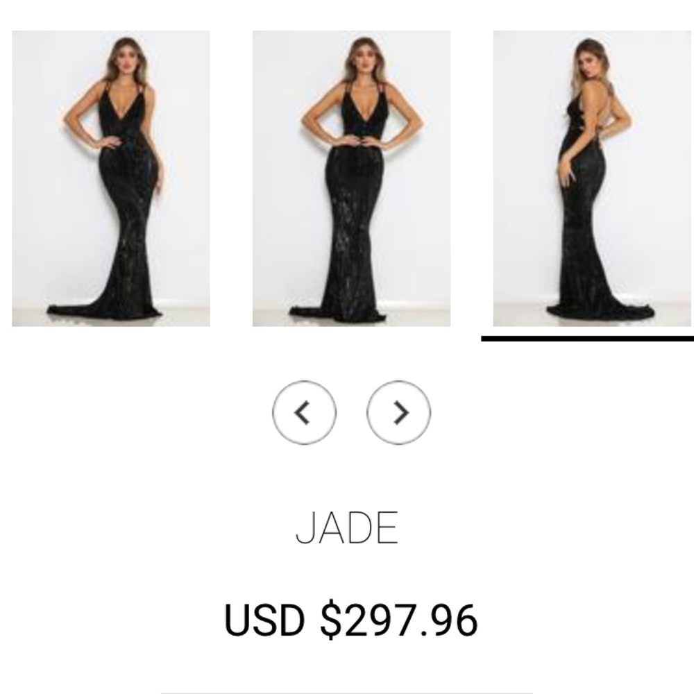 ABYSSBYABBY black sequins dress - Picture 3 of 5